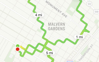 Street map that looks like a qbert level.
